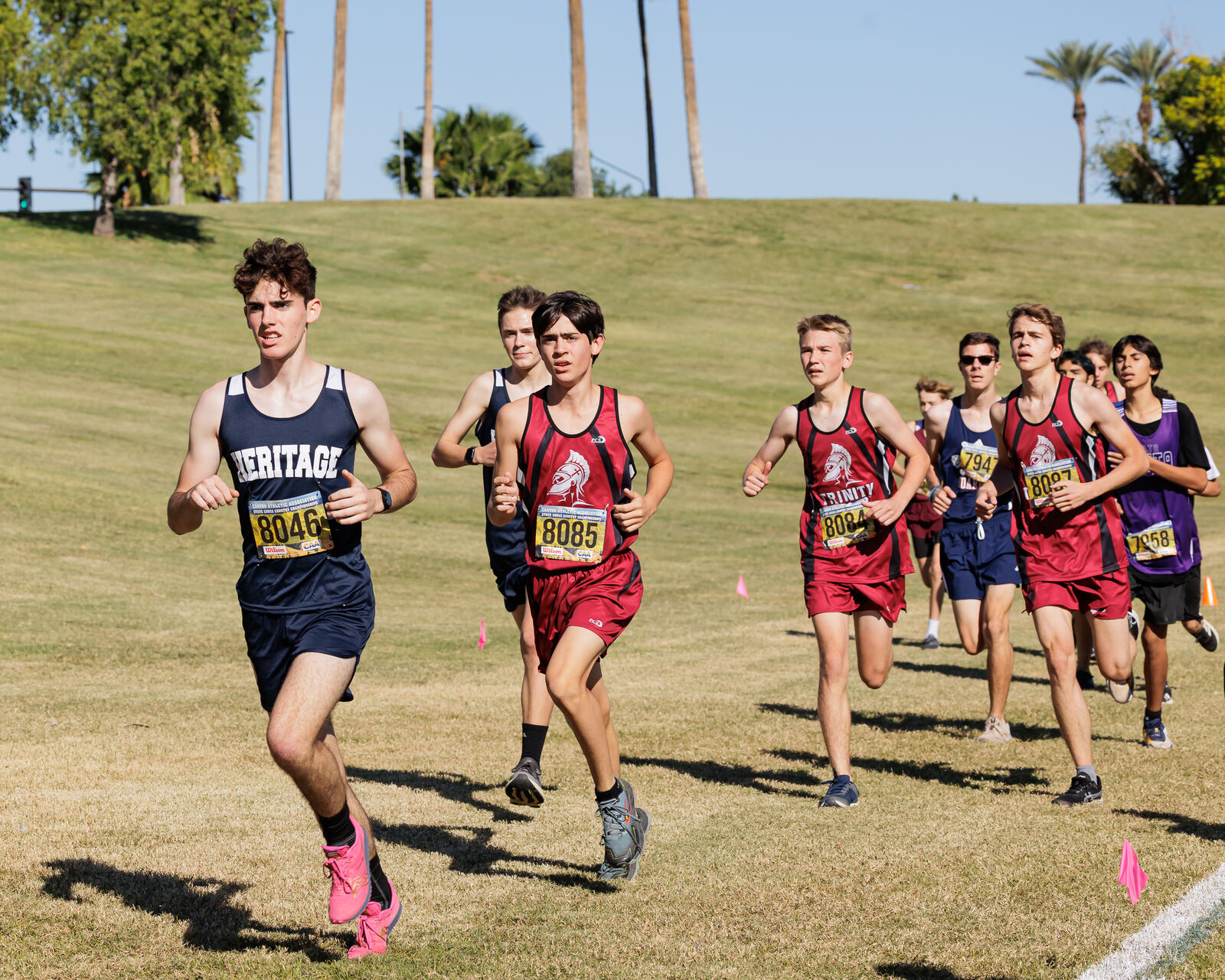 Junior High Cross Country in action, photo 2