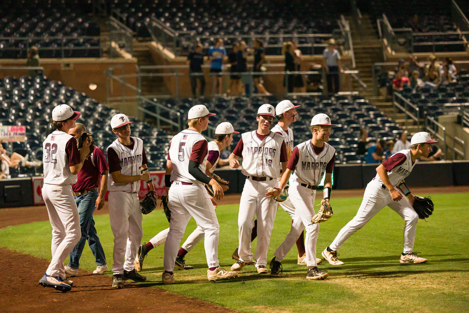 High School Baseball in action