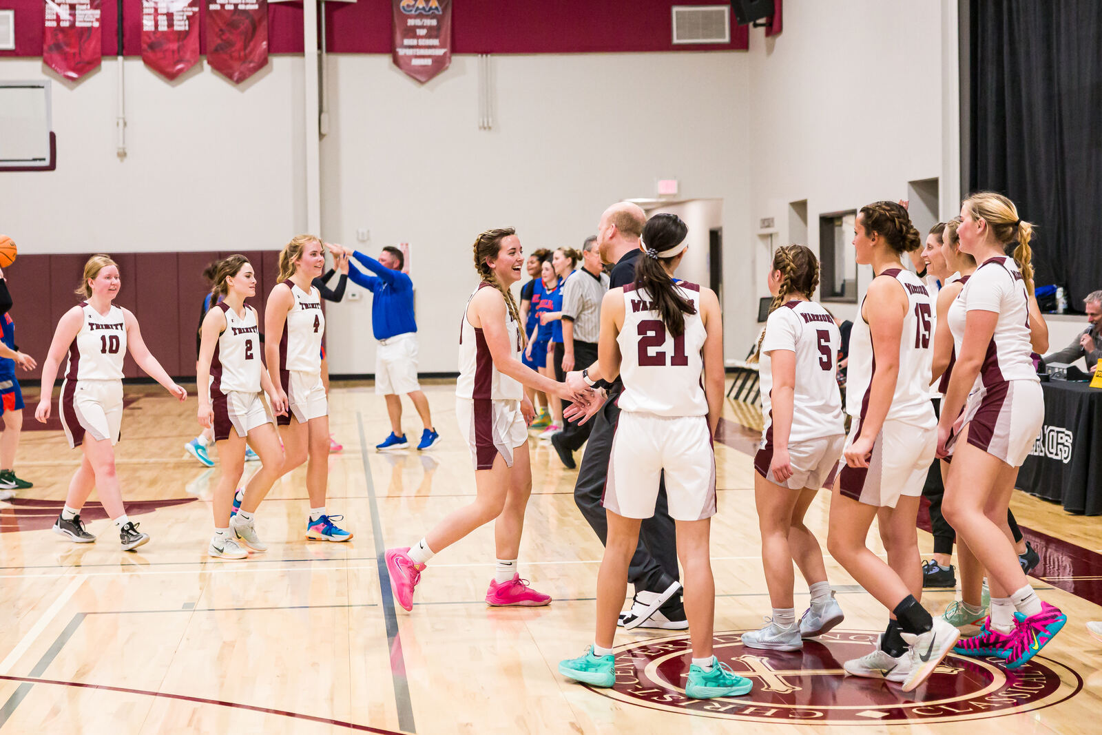 High School Girls Basketball in action, photo 2