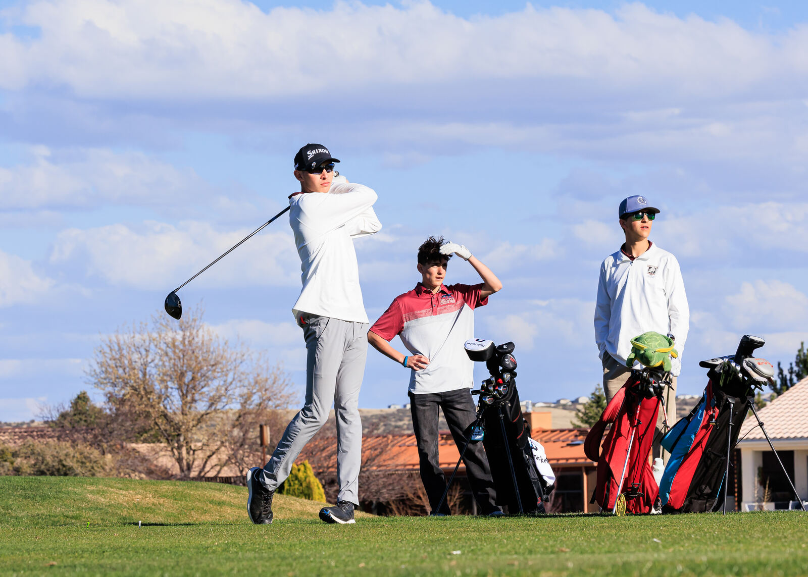 High School Golf in action